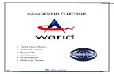 63013584 Warid Management Functions