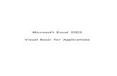 19519341 Microsoft Excel 2003 Visual Basic for Applications