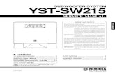 Yamaha Yst-sw215 Service Manual