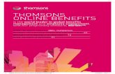 Introduction to Thomsons Online Benefits