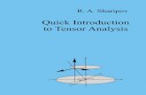 A Quick Introduction to Tensor Analysis - R  Sharipov