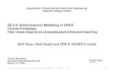 BJT Ebers-Moll Model and SPICE MOSFET Model
