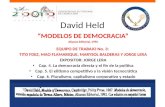 "Modelos de Democracia de David Held".