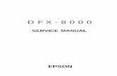 Epson DFX-8000 Service Manual