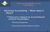 Revenue Recognition AR