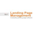 Landing Page Management: Evaluating Landing Page Software