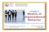 Models Of Organizational Behavior
