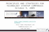 Principles And Strategies For Technology Startups  10 09 09