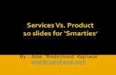Products Vs. Services - The Smarties Guide