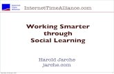 Working smarter through social learning