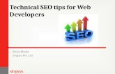 Technical seo tips for web developers