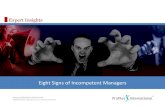 8 Signs Of Incompetent Managers