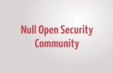 About Null open security community