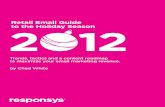 Responsys Retail Email Guide to the Holiday Season 2012