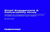 Email Engagement and Deliverability Study 2011