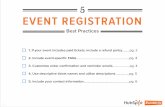5) event registration best practices