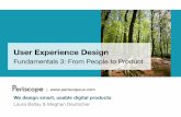 User Experience Design Fundamentals - Part 3: From People to Product