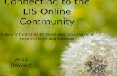 Connecting to the LIS Online Community: Developing a PLN