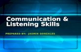 Communication & listening skills 2013