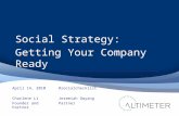 Social Strategy: Getting Your Company Ready