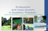 Ecotourism mass tourism 1