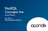 NoSQL Concepts live with MongoDB