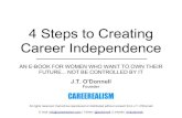 [E-book] 4 Steps to Creating Career Independence