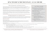 Davidson College Interviewing Guide