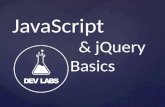 JavaScript and jQuery Basics