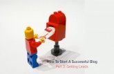 How to start a successful blog part 3 - getting leads