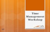 Preview of Time Management Workshop