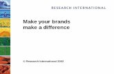 Make your Brands Make a Difference by RI