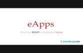 eApps - Naukri Response Manager