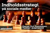 Indholdsstrategi på Sociale Medier