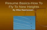 Resume Basics How To Fly To New Heights