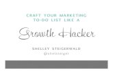 Craft Your Marketing To-Do List Like a Growth Hacker
