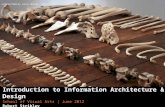 Introduction to Information Architecture and Design - SVA Workshop 062312
