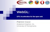 WebGL: GPU acceleration for the open web