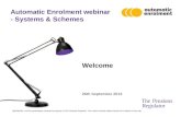 Auto Enrolment: Systems & Schemes