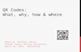 QR Codes: What, Why, How & Where