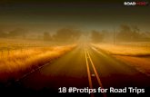 18 #protips on road trips