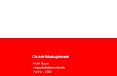 Career Management Rohit Gupta 04142008 Final