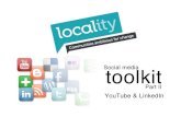 Social medis toolkit - YouTube and LinkedIn
