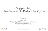 Supporting the Research Data Life Cycle