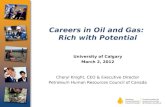 University of Calgary Careers in Oil & Gas presentation