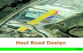 Haul road design