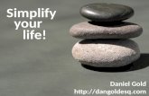 Simplify your life - 2011 edition