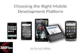 Choosing the Right Mobile Development Platform (Part 1)