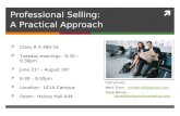 Week One Intro To Selling New Version Summer 2011