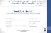 Position Limits: Calculations, Overlapping Jurisdiction, EU Developments and More